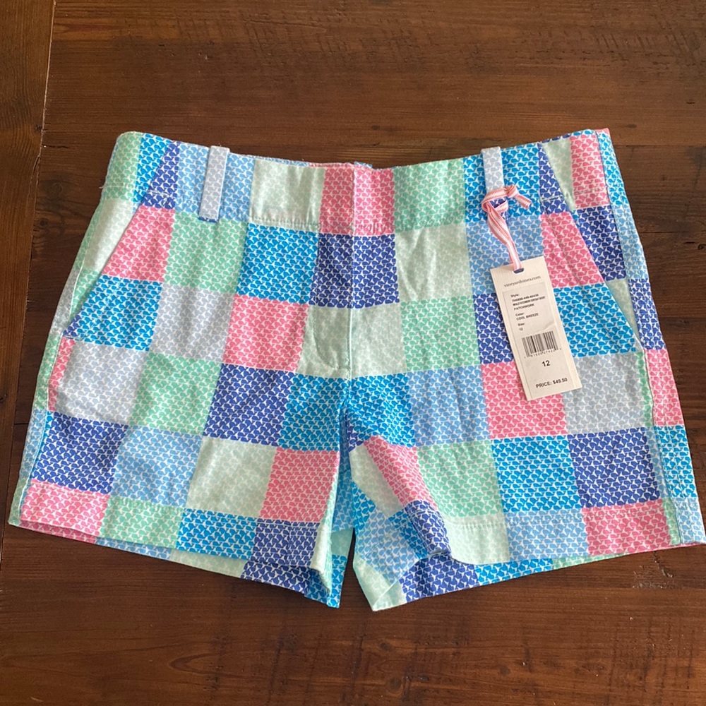 Vineyard Vines Girls Patchwork Shorts NWT